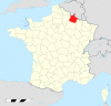 Ardennes departement locator map svg