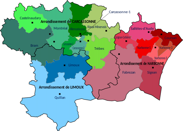 Arrondissements et cantons aude 2015 svg