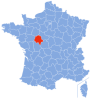 Indre et loire position svg