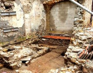Lodeve herault la rue fleury fouilles archeologiques