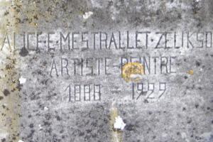 Neuville bosc oise tombe mestral plaque