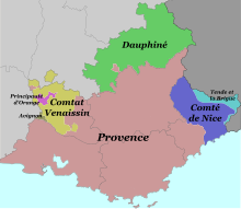 Region paca provinces historiques