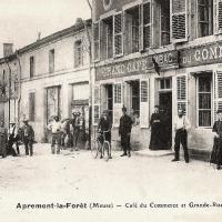 Apremont la foret 55 la grande rue cafe du commerce cpa