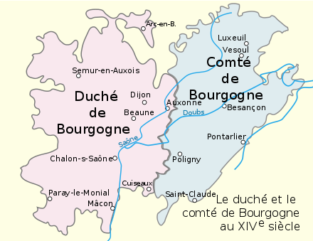 Duché et Comté de Bourgogne(XIVe siècle)