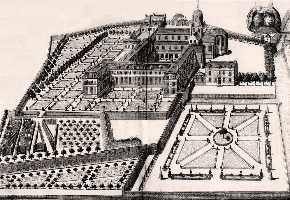 Ancienne abbaye Notre-Dame de Bernay en 1687