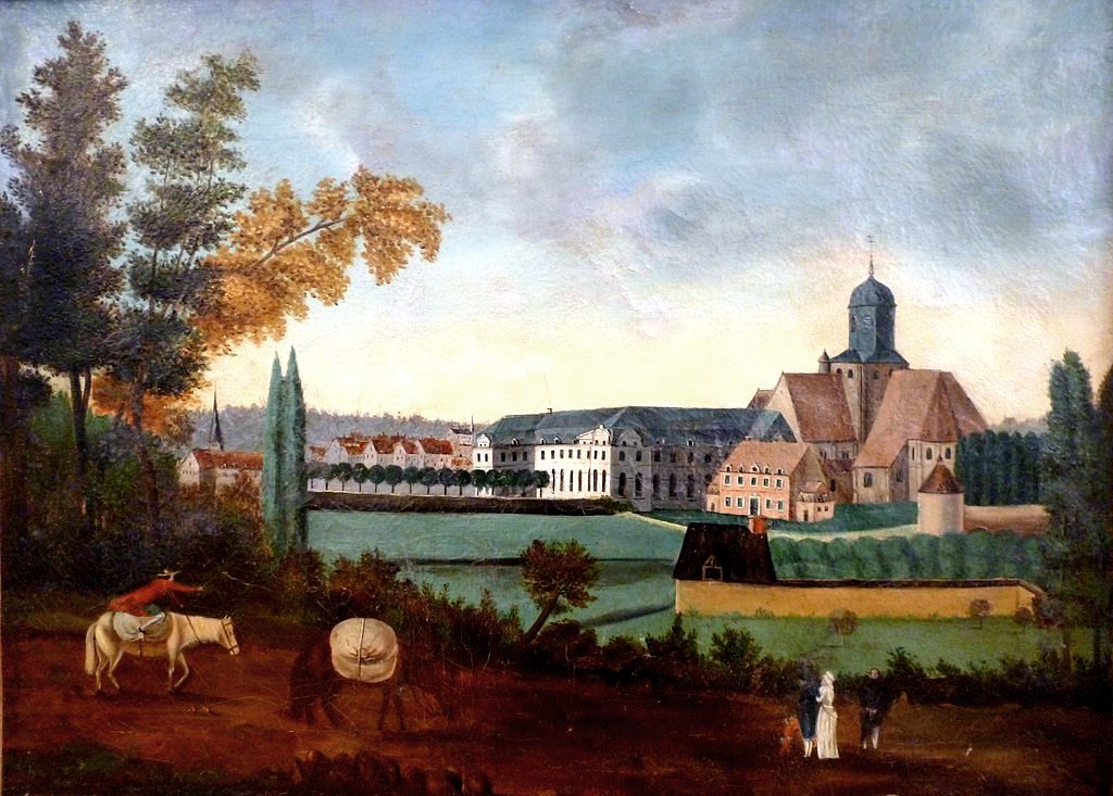 Ancienne abbaye Notre-Dame de Bernay en 1785