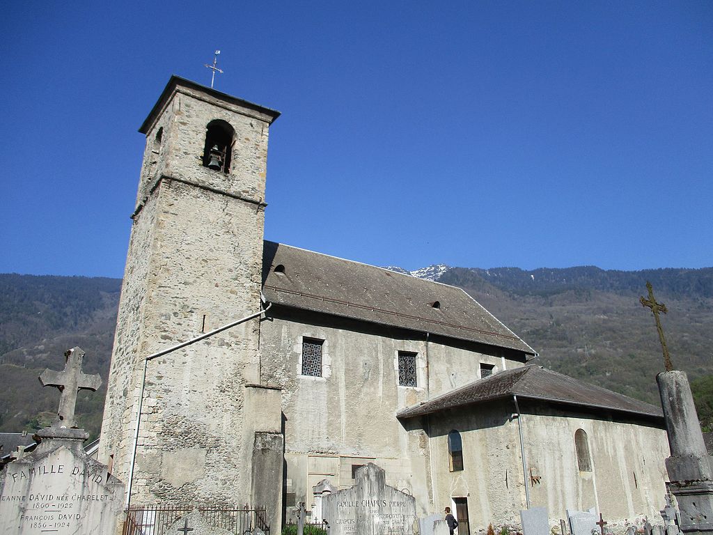 Aiguebelle (Savoie) L'église Saint-Christophe