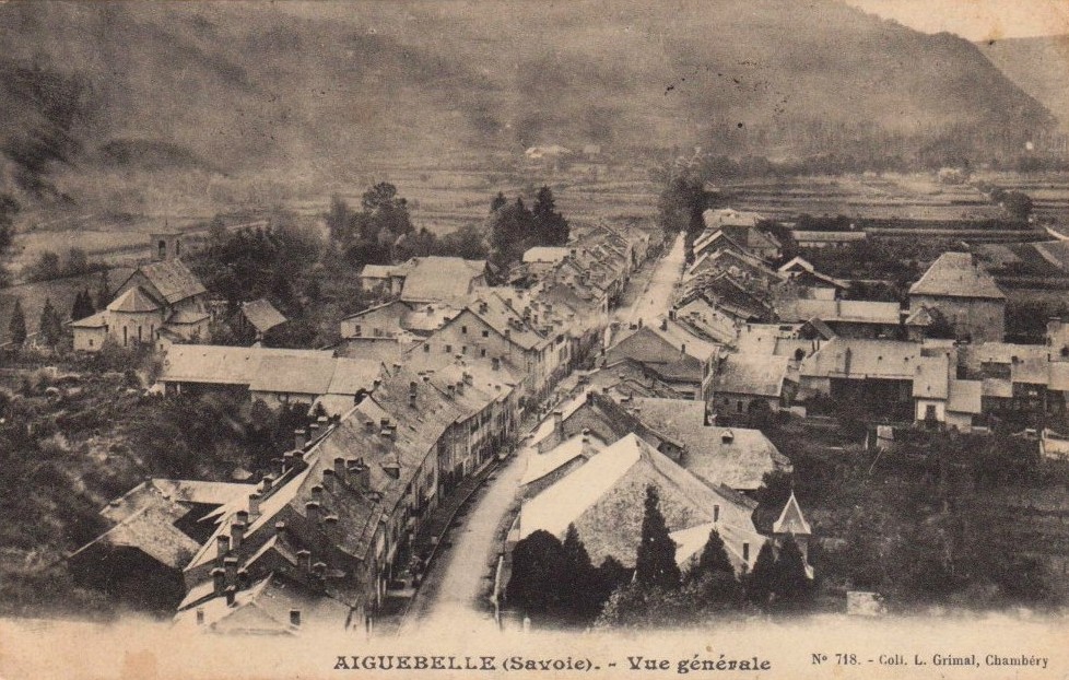 Aiguebelle (Savoie) Vue générale CPA