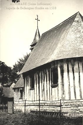 Alvimare seine maritime chapelle des blanques cpa