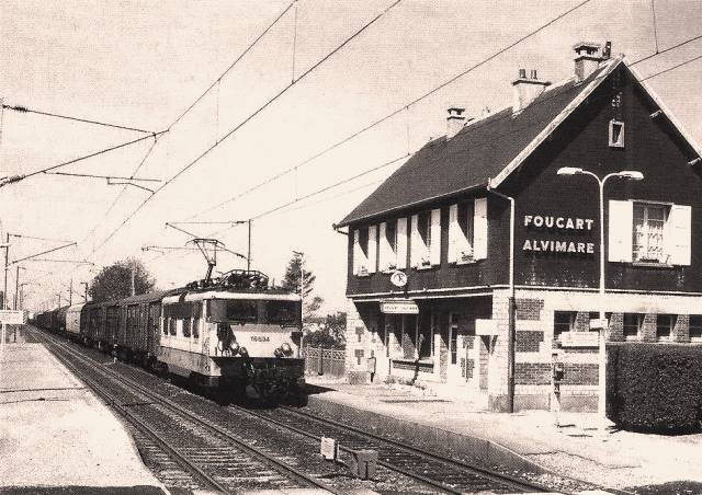 Alvimare seine maritime gare de foucart alvimare 1955