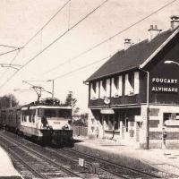 Alvimare seine maritime gare de foucart alvimare 1955