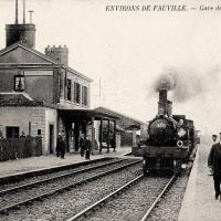 Alvimare seine maritime gare de foucart alvimare cpa