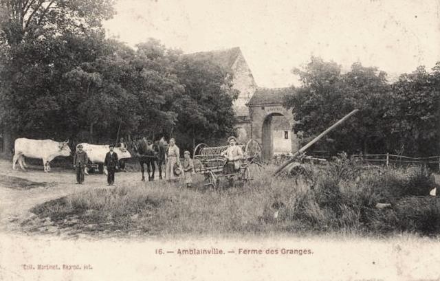 Amblainville oise cpa ferme des granges