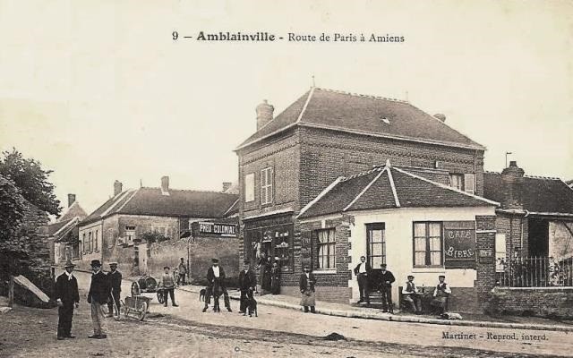 Amblainville oise cpa route de paris