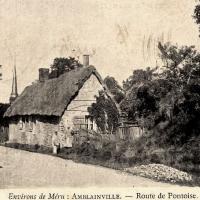 Amblainville oise cpa route de pontoise