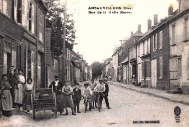 Amblainville oise cpa rue de la halle