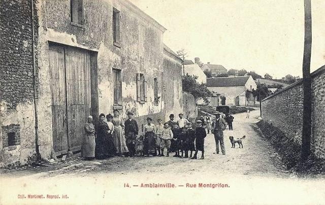 Amblainville oise cpa rue montgrifon