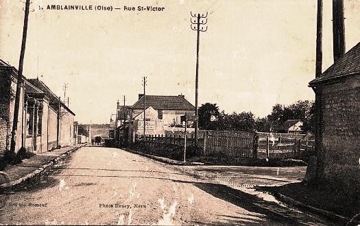 Amblainville oise cpa rue saint victor