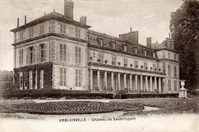 Amblainville oise cpa sandricourt chateau