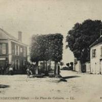 Amblainville oise cpa sandricourt place du calvaire