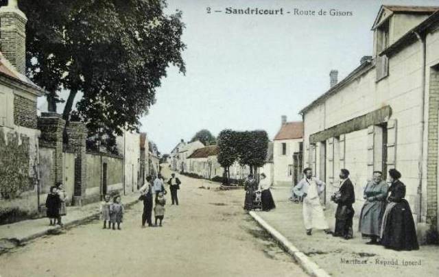 Amblainville oise cpa sandricourt route de gisors