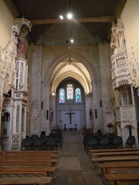 Amblainville oise eglise saint martin interieur