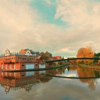 Amiens somme la passerelle samarobriva