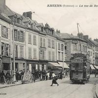 Amiens somme la rue de beauvais cpa