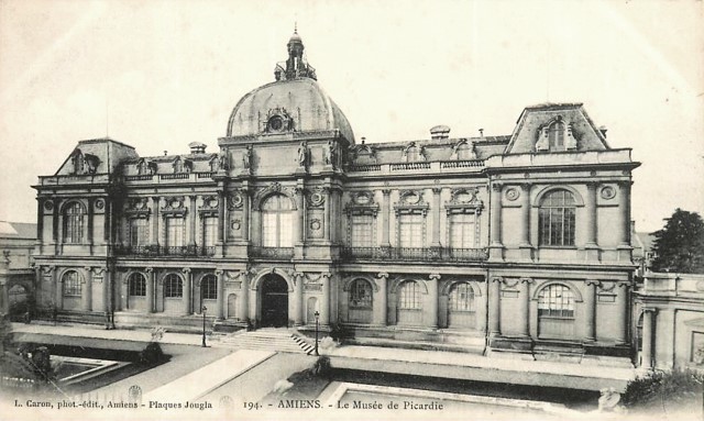 Amiens somme le musee de picardie cpa