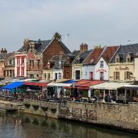 Amiens somme le quai belu
