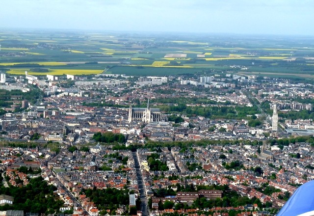 Amiens somme vue aerienne