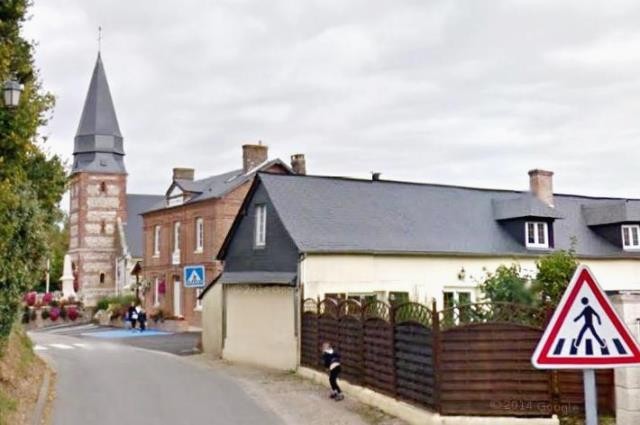 Ancourteville seine maritime eglise et mairie en 2013