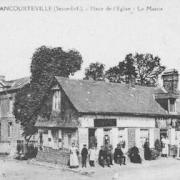 Ancourteville seine maritime eglise mairie et epicerie 