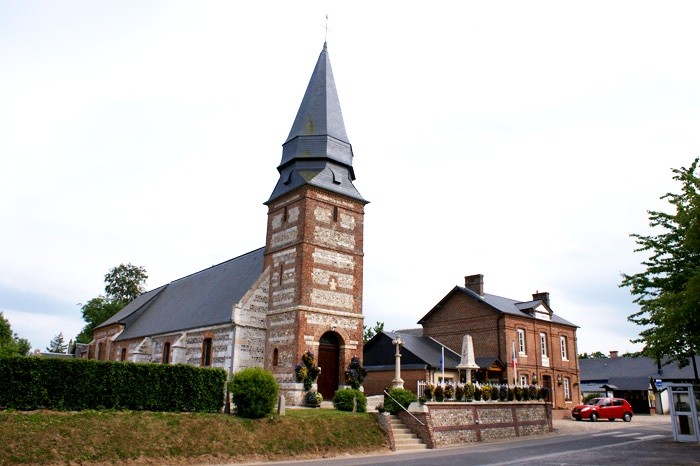 Ancourteville sur hericourt seine maritime eglise 