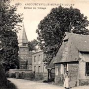 Ancourteville sur hericourt seine maritime le pied de l eglise cpa