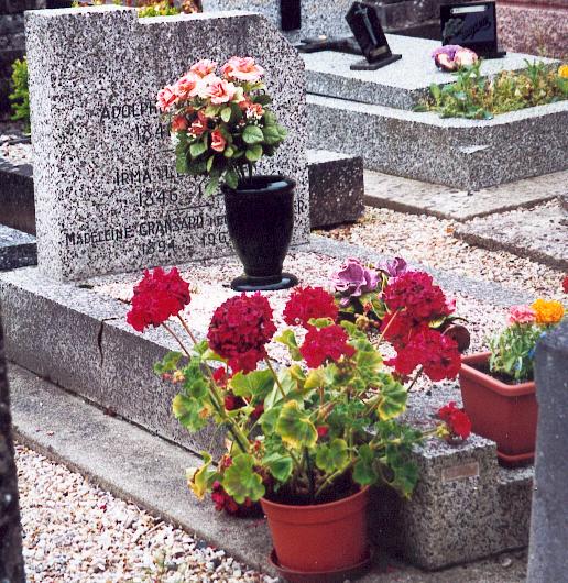 Cimetière d'Ancourteville, tombe Lemonnier