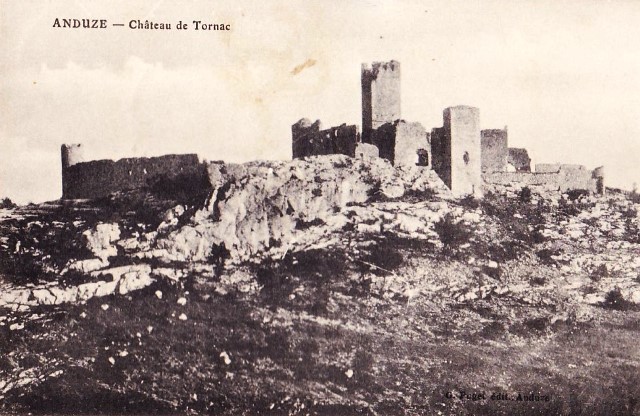 Le château de Tornac, cpa