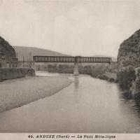 Le pont métallique, cpa