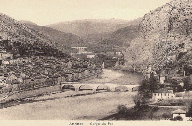 Les gorges du Pas, cpa