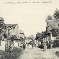 Anveville seine maritime grande rue cpa
