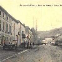 Apremont la foret 55 la route de nancy cpa