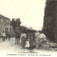 Apremont la foret 55 la sortie est cpa