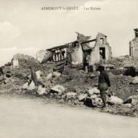 Apremont la foret 55 les ruines 1914 1918 cpa