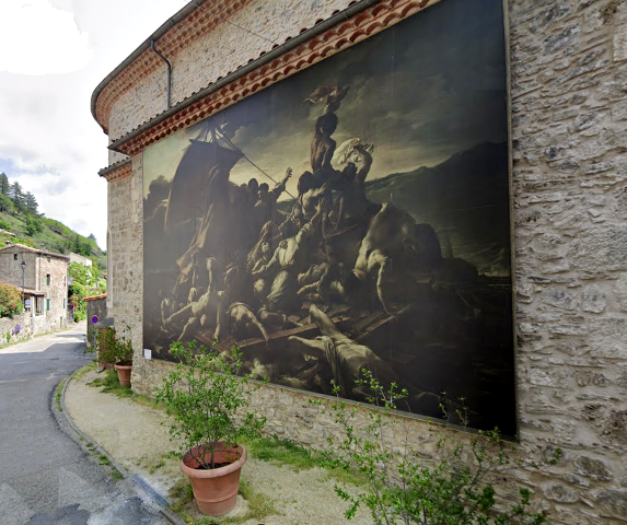 Le mur de l' église