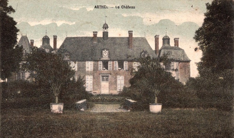 Arthel (Nièvre) Le château CPA