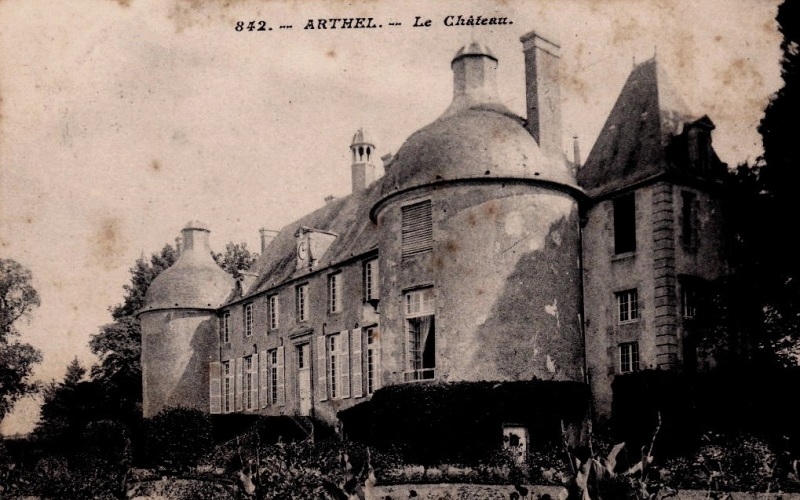 Arthel (Nièvre) Le  château CPA