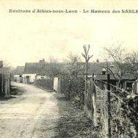 Athies-sous-Laon (Aisne) CPA hameau des sables