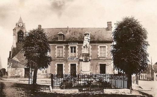 Athies-sous-Laon (Aisne) CPA mairie