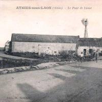 Athies-sous-Laon (Aisne) CPA pont de Liesse