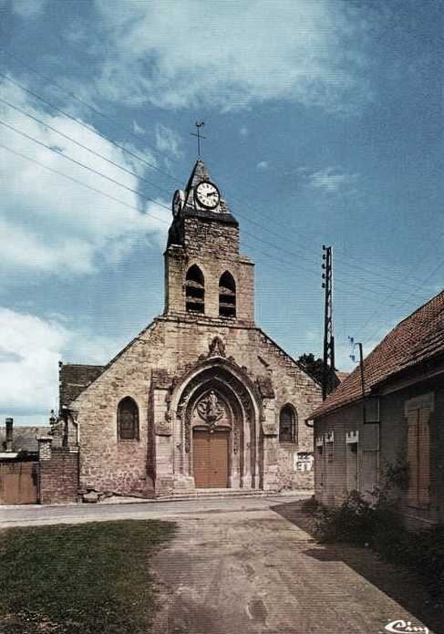 Athies-sous-Laon (Aisne) église Saint Quentin
